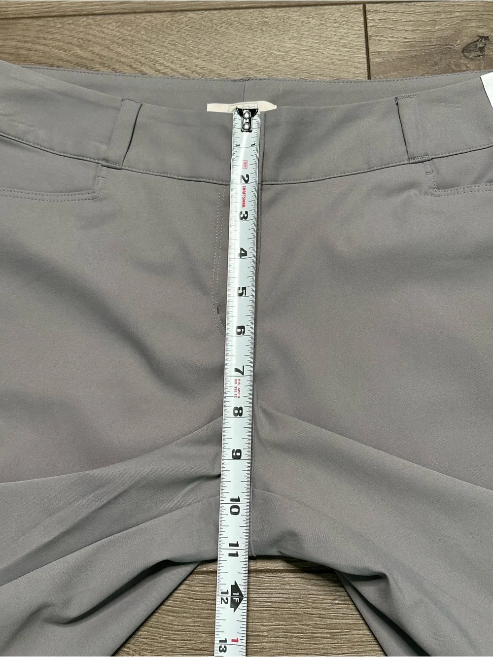 Adidas Mid Rise Bermuda Stretch Golf Shorts Gray Size 10